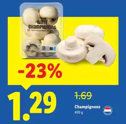 Lidl Champignons aanbieding