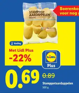 Lidl Stamppotaardappelen aanbieding