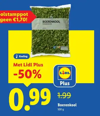 Lidl Boerenkool aanbieding