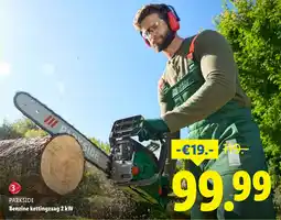 Lidl Parkside benzine kettingzaag 2 KW aanbieding