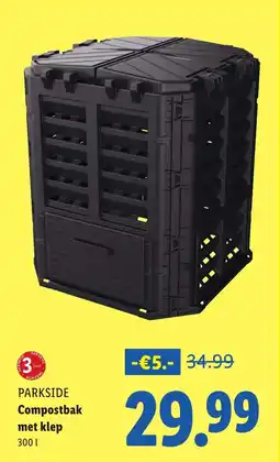 Lidl Parkside compostbak met klep aanbieding