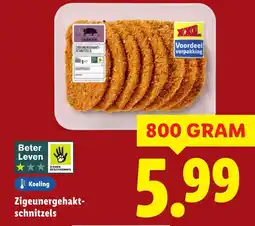 Lidl Zigeunergehakt schnitzels aanbieding