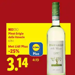 Lidl Pinot grigio delle venezie aanbieding