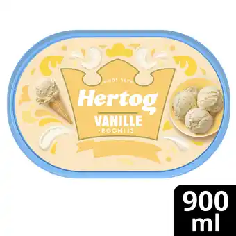 PLUS Hertog Classic vanille roomijs aanbieding