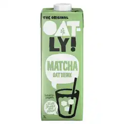 PLUS Oatly Matcha Oat Drink 1L aanbieding