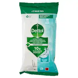 PLUS Dettol Antibacteriele Reinigingsdoekjes ocean aanbieding