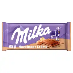 PLUS Milka Hazelnoot crème aanbieding