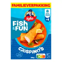 PLUS Iglo Kapitein Klassiekers Crispino aanbieding