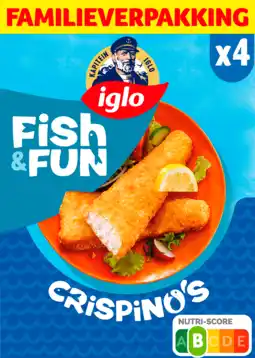 PLUS Iglo Kapitein Klassiekers Crispino aanbieding