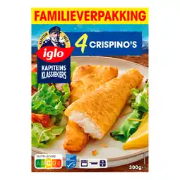 PLUS Iglo Kapitein Klassiekers Crispino aanbieding