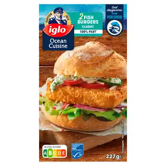 PLUS Iglo Kapiteins Klassiekers Fish Burgers aanbieding