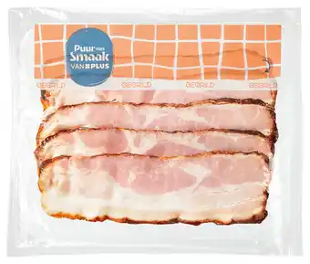 PLUS PLUS Puur van smaak Gegrild spek aanbieding
