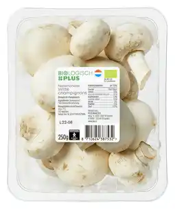 PLUS Biologisch PLUS Paddenstoelen Champignons wit bio aanbieding