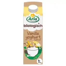 PLUS Arla Biologisch halfvolle vanille yoghurt aanbieding