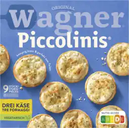 PLUS Wagner Piccolinis 3 soorten kaas aanbieding