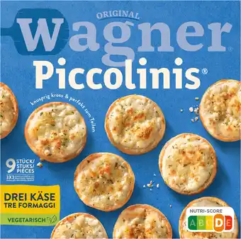 PLUS Wagner Piccolinis 3 soorten kaas aanbieding