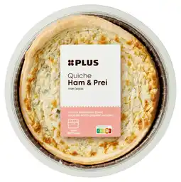 PLUS PLUS Quiche Ham & Prei aanbieding