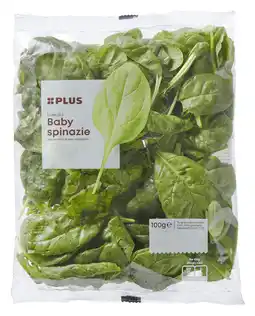 PLUS PLUS Babyspinazie aanbieding
