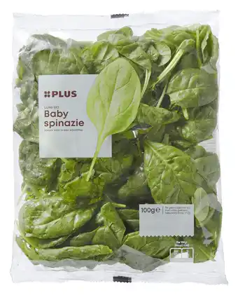 PLUS PLUS Babyspinazie aanbieding