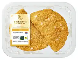 PLUS PLUS Boerentrots Kipsateschnitzel 2st aanbieding