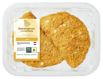 PLUS PLUS Boerentrots Kipsateschnitzel 2st aanbieding
