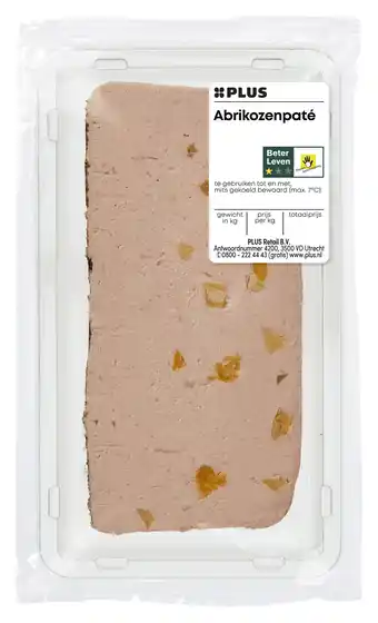 PLUS PLUS Abrikozenpaté aanbieding