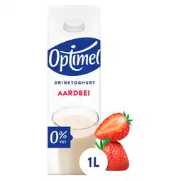 PLUS Optimel Drink aardbei 0% vet aanbieding