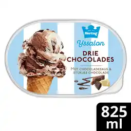 PLUS Hertog IJssalon drie chocolades aanbieding