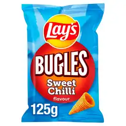 PLUS Lays Bugles chips sweet chilli aanbieding