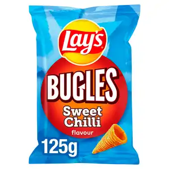 PLUS Lays Bugles chips sweet chilli aanbieding