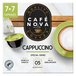 PLUS Café Nova Koffiecapsules cappuccino aanbieding