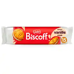 PLUS Lotus Speculoos koek sandwich vanille aanbieding
