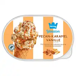 PLUS Hertog IJssalon pecan-karamel vanille aanbieding