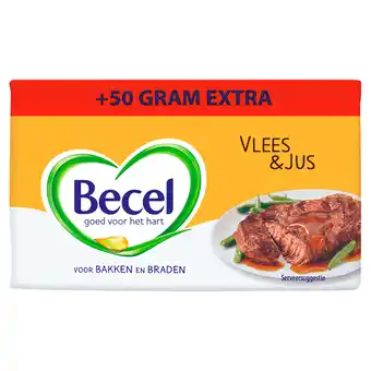 PLUS Becel Vlees & Jus aanbieding
