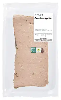 PLUS PLUS Cranberrypaté aanbieding