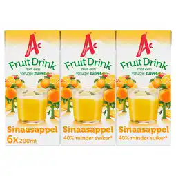 PLUS Appelsientje Sinaasappel fruitdrink 6-pack aanbieding