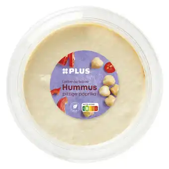 PLUS PLUS Hummus op brood pittige paprika aanbieding
