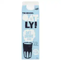 PLUS Oatly Gekoelde haverdrink halfvol aanbieding