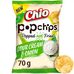 PLUS Chio Popchips sour cream and onions aanbieding