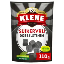 PLUS Klene Suikervrij Dubbelzoute dobbelstenen aanbieding