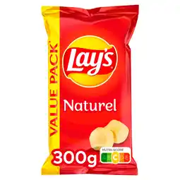 PLUS Lays Chips naturel aanbieding