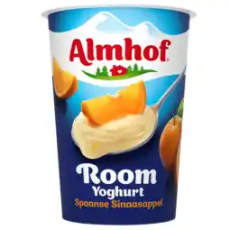 PLUS Almhof Roomyoghurt Spaanse sinaasappel aanbieding