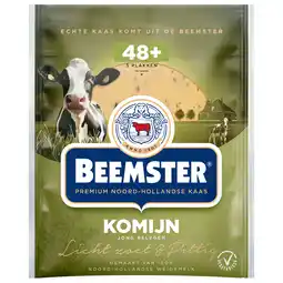 PLUS Beemster 48+ Jong Belegen Komijn Plakken aanbieding