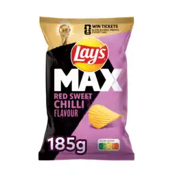 PLUS Lays Max red sweet chili aanbieding