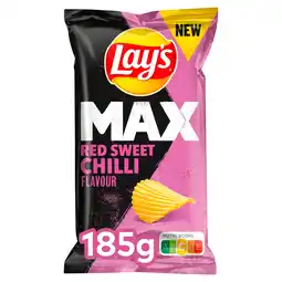 PLUS Lays Max red sweet chili aanbieding