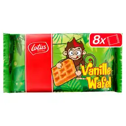 PLUS Lotus wafel vanille aap aanbieding