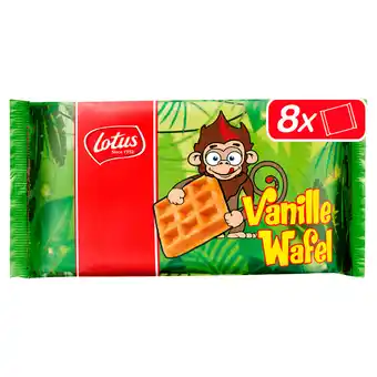 PLUS Lotus wafel vanille aap aanbieding