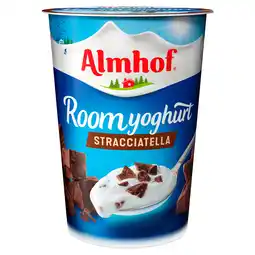 PLUS Almhof Roomyoghurt stracciatella aanbieding