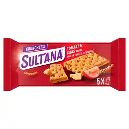 PLUS Sultana Crunchers Kaas/Tomaat aanbieding