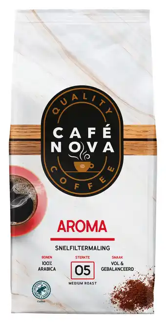 PLUS Café Nova Filterkoffie roodmerk aanbieding
